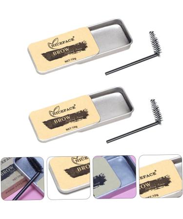 Mipcase 2 Sets Eyebrow Soap Brow Shaping Soap Cosmetic Supplies Miss Do Not Take off Makeup Eyebrow Powder - Buy Online on GoSupps.com