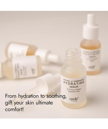 Epielle Power Serum Duo 3 Pack | Hydrating & Soothing Serums & 2 Soothing Toner Pads | Korean Skincare Spa Gifts for Women - Buy Online on GoSupps.com