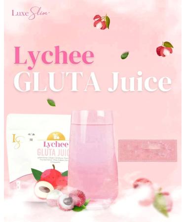 Luxe Beauty Lychee Gluta Juice 21g x 8 Sachets - Buy Online on GoSupps.com