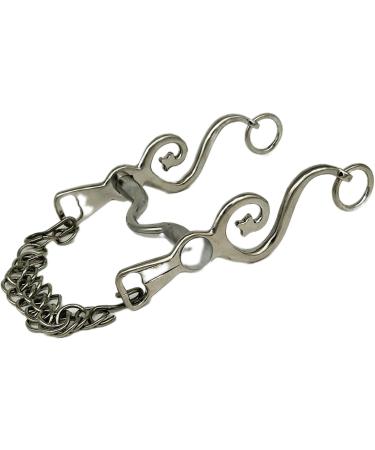 Kandare Spanish Baroque Portuguese Show - 12.5 to 16.5 | Gold & Silver Colors | Includes Chin Chain (13.5 Silver) - International Shipping Available - Buy Online on GoSupps.com