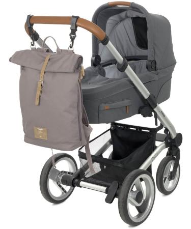 L SSIG Green Label Rolltop Backpack in Rosewood Grey - Eco-Friendly Stylish & Functional | International Shipping Available - Buy Online on GoSupps.com