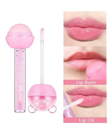 Cute Candy Lip Gloss & Balm Combo | Moisturizing Lollipop Chapstick & Fruit Flavored Lip Oil for Perfect Lip Care - Buy Online on GoSupps.com