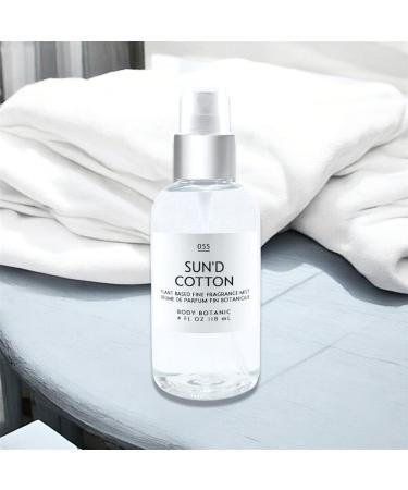 Sun'd Cotton Fine Fragrance Mist 4 Fl Oz 118 Ml - the Nostalgic Scent of Warm Cotton Drying in the Sun - with Plant Extracts - Buy Online on GoSupps.com