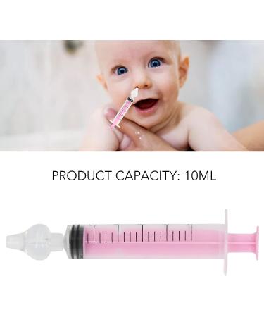 Baby Nasal Aspirator Kit - 4Pcs Nasal Irrigator for Babies - Reusable Silicone Rinse Kit with Storage Box - Pink - For Newborns & Infants - Buy Online on GoSupps.com