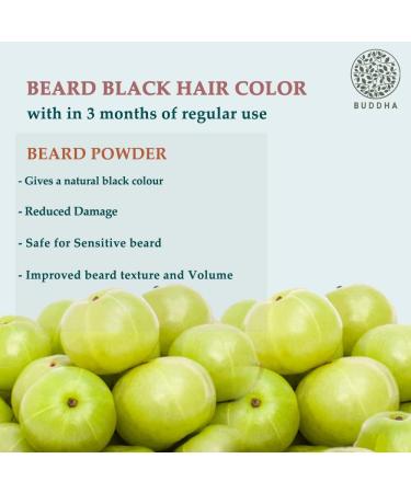 Beard & Moustache Black Color - 50g Plant-Based Instant Color | Ammonia-Free Natural & Chemical-Free - Buy Online on GoSupps.com