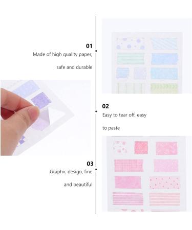 EXCEART 30 Sheets tear off sticker pack vintage stickers scrapbook decals Decorative Stickers notebook - Buy Online on GoSupps.com