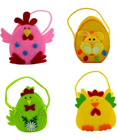 Holibanna Candy Bags Hamper Easter Egg Toss Ora Tote Bag Easter Basket Candycorns Easter Candy Bag Eggs Animal - Buy Online on GoSupps.com