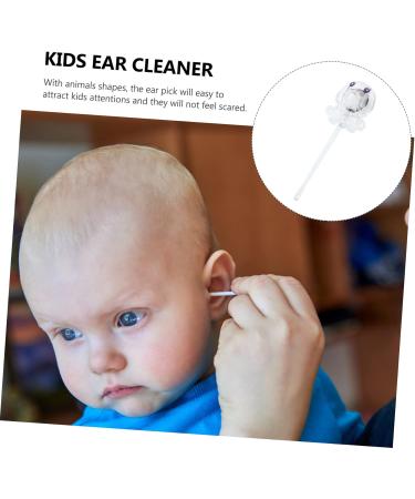 Infant Octopus Spoon for Ear Wax Removal - Illuminated Plastic Light with Curette, Cartoon Design - Reusable Cleaning Tool for Adults and Kids - Buy Online on GoSupps.com