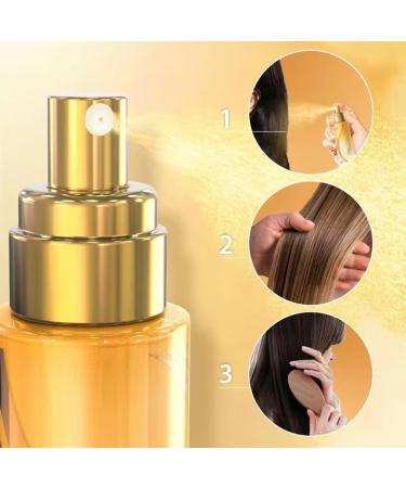 60ml Long-Lasting Lightweight Hair Soft Essential Oil Spray Hair Care Essential Oil Spray Improves Dry and Frizzy Hair Smoothes Non-Greasy and Anti-Static Spray (Bluebell+Freesia) - Buy Online on GoSupps.com
