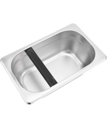 Cikonielf Knock Box Stainless Steel Coffee Slag Grind Bucket Container Coffee Machine Accessory for Home Bar Coffee Shop - Buy Online on GoSupps.com