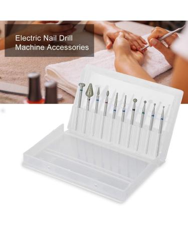 Different Gift Tungsten Steel Nail Drill Head Essential tools Easy to store Nail Grind Head Lightweight and portable Salon Shop for Home(F suit) - Buy Online on GoSupps.com