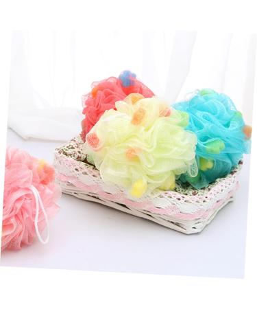 3pcs Body Scrubber Puff - Mesh Shower Loofahs & Bath Sponges for Exfoliating Clean Skin | International Shipping - Buy Online on GoSupps.com