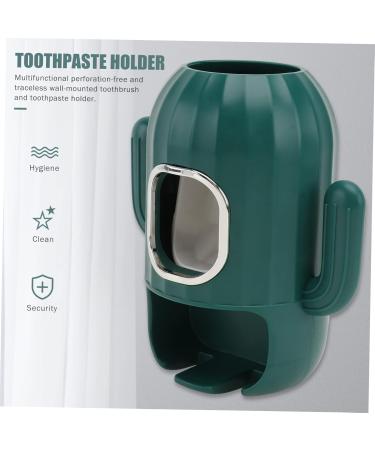 Alipis Automatic Toothpaste Dispenser & Toothbrush Holder - Wall-Mounted Toothpaste Press for Easy Squeezing - Ideal for Home & Travel - Buy Online on GoSupps.com