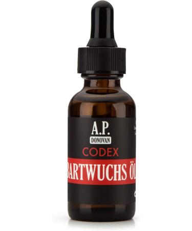 AP Donovan Beard Growth Oil | Best Beard Growth Products for Men | 30ml - Promote Healthy Beard Growth | CODEX Beard Care - Buy Online on GoSupps.com
