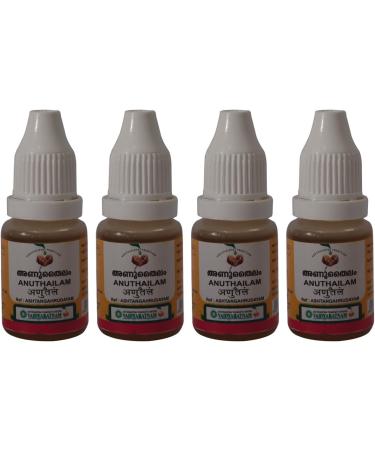 Buy Anu Thailam Nasal Drops (Pack of 4) by AVP - 10ml | Premium Quality | International Shipping Available - Buy Online on GoSupps.com