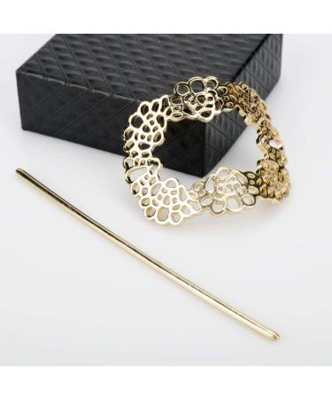 Lurrose Metal Hair Clips Vintage Hairpins Alloy Hair Clips Ponytail Holder Viking Hair Accessories with Stick for Women Womens Hair Clips - Buy Online on GoSupps.com