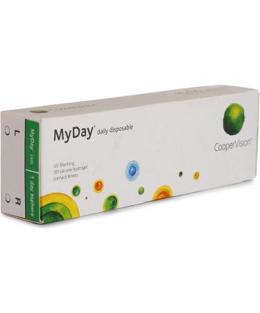 MyDay Daily Disposable Soft Contact Lenses - 30 Pack BC 8.40mm DIA 14.20mm -1.25 Diopters - International Shipping Available - Buy Online on GoSupps.com