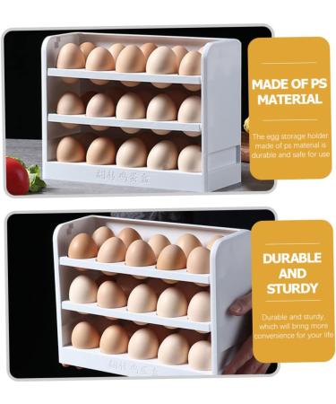 MAGICLULU Camping Fridge Door Organizer Refrigerator Storage Tier Tray Egg Rack Holder Container for Household Dispenser Container - Buy Online on GoSupps.com