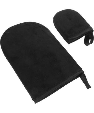 FOMIYES 5 Sets Tanning Gloves Self Tanner Mitt Face Mitt for Tanning Lotion Self Tan Face Applicator Back Lotion Mittens Face Tan Mitt Self Tanning Tools Flocking Manicure Black Tool - Buy Online on GoSupps.com