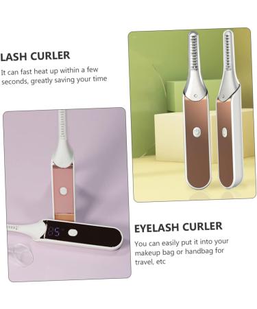 Didiseaon Eyelash Curler Make up Kit Eye Beaity Makeup Tools Eyelashes Curling Tool Eyelash Mascara Tool Face Tools Mini Eyelash Curly Comb Beauty Tools Miss Abs Heating White - Buy Online on GoSupps.com