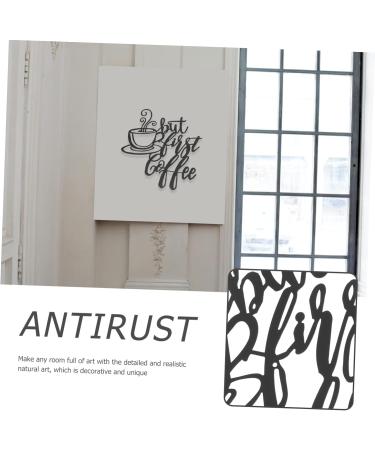 Zerodeko Coffee Letter Decoration Home Decor Wall Art Coffee Signs Mug Home Wall Decoration Wall Hanging Iron - Buy Online on GoSupps.com