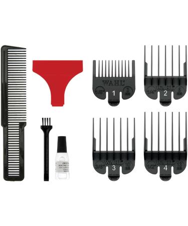 Wahl V500 Super Taper Professional Hair Clippers Kit - Cordless Lightweight Clippers for Taper Fade, Bulk Removal, and Haircuts - Barbers Supplies - White 9 Piece Set - Buy Online on GoSupps.com