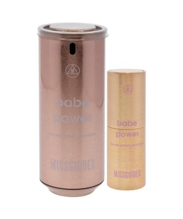 Missguided Babe Power for Women - 2 Pc Gift Set 2.7oz EDP Spray 0.34oz EDP Spray 1.52 Fl Oz (Pack of 2) - Buy Online on GoSupps.com