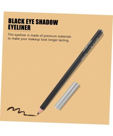 Mikinona 12pcs Black Eyeliner 1 Beauty Supply Highlighter Eyeliner Pen Wood Girl Water Proof Accessories - Buy Online on GoSupps.com