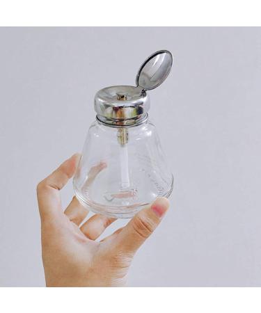 grounds 2X Empty Nail Polish Pump Dispenser Glass Push Down Press Bottle - Buy Online on GoSupps.com