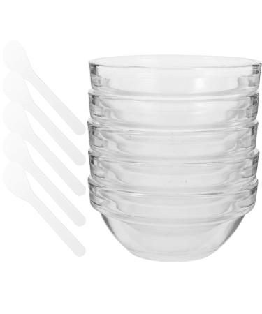 Ipetboom 1 Set Face Mask Mixing Bowl Set Diy Face Mixing Bowl Face Mask Bowl Facial Mud Bowl Cosmetic Beauty Tool for Home Salon