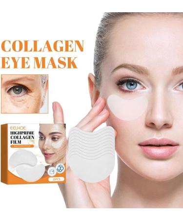 dijiusidy Collagen Soluble Film Eye Patches Anti-aging Hyaluronic Moisturizing Firming Eye Masks Anti-Wrinkle Removal Gel Patch - Buy Online on GoSupps.com