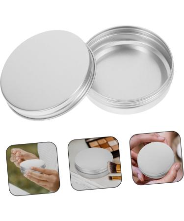 POPETPOP Box Travel Make up Tin Jar Aluminium Cosmetic Jar Salve Jar Metal Tins with Lids Organizer with Lid Aluminium Balm Tins Travel Jar Tins Jars Toiletry Organizer Filling Coin - Buy Online on GoSupps.com