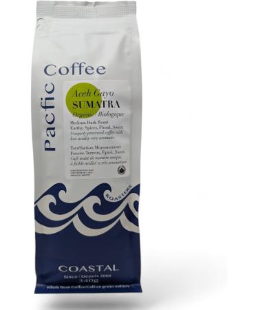 Pacific Coffee Roasters Aceh Gayo Sumatra Organic Coffee Medium Dark Roast 340g Fair Trade Organic Sumatra 340 g (Pack of 1) - Buy Online on GoSupps.com