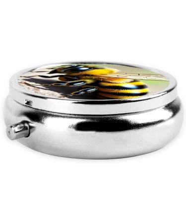 Cute Little Beeround Pill Box | 3 Compartment Portable Travel Organizer for Pills - Buy Online on GoSupps.com