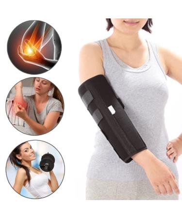 ZJchao Elbow Brace - Adjustable Hinged Forearm Support Night Splint Immobilizer & Stabilizer for Arm Pain Relief - Buy Online on GoSupps.com