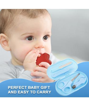 Nail Care Set 4-in-1 for Toddlers | Baby Nail Clippers Scissors File & Tweezers | International Shipping Available - Buy Online on GoSupps.com