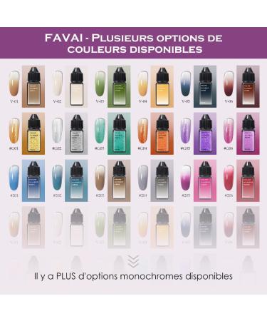 FAVAI Airbrush gel nail polish acetonefree airbrush gel polish UV with fine spray mist UV nail polish for nail gradient without dilution 15 ml nail art for DIY manicure HOT101 - Buy Online on GoSupps.com