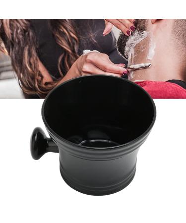 Premium Black Plastic Shaving Soap Bowl with Comfortable Handle Ideal for Home Use | International Shipping Available - Buy Online on GoSupps.com
