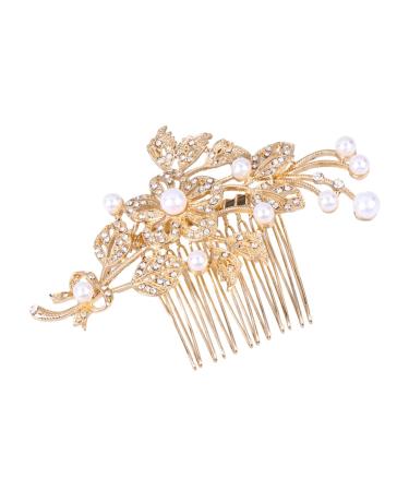 DOITOOL Rhinestone Headpiece Women Hair Accessories Wedding Hair Accessories Hair Brush for Women Hair Accessory for Women Bridal Hair Accessories Wedding Hair Comb Simple Miss Rhinestones