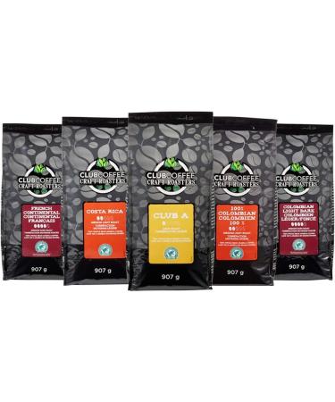Club Coffee Craft Roasters Club A - Light Roast Whole Bean Coffee Rainforest Alliance Certified 2 Pound Bag Club A - Light Roast 907 g (Pack of 1) - Buy Online on GoSupps.com