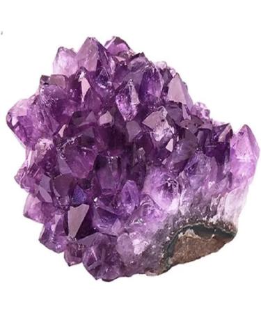 Natural Crystal Rough Stone Crafts Small Size Natural Purple Amethyst Quartz Stone Cluster Geode 1PC 150g-200g - Buy Online on GoSupps.com