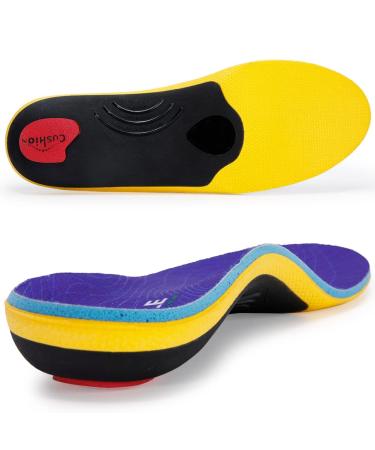 VALSOLE Heavy Duty Support Pain Relief Orthotics - 220+ lbs Plantar Fasciitis High Arch Support Insoles for Men Women  Flat Feet Orthotic Insert  Work Boot Shoe Insole  Absorb Shock with Every Step MEN 10-10 1/2 | WOMEN ... - Buy Online on GoSupps.com