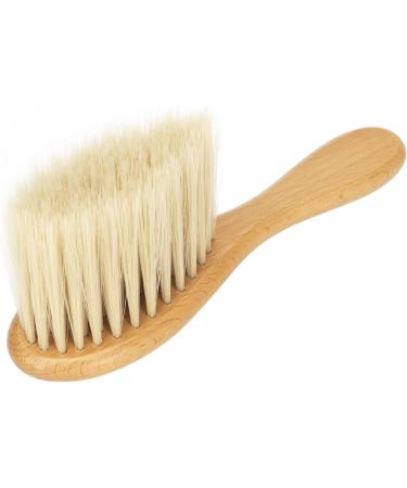 Qukaim Clean Neck Duster Brush Face Duster Brush Nylon Professional Beech Wood Soft Clean Neck Duster Brush for Barber - Buy Online on GoSupps.com