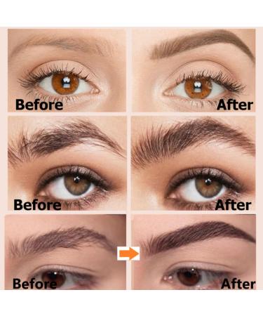 CARL 2 Pieces 2in1 Eyebrow Dye Set Eyebrow Gel Tinted & Fixing Gel Transpant Eye Brown Wax Eyebrow Gel Fixing Gel Eyebrow Gel Ink with Double Head Brush Quick Drying Light Brown 05Light Brown x 2 - Buy Online on GoSupps.com