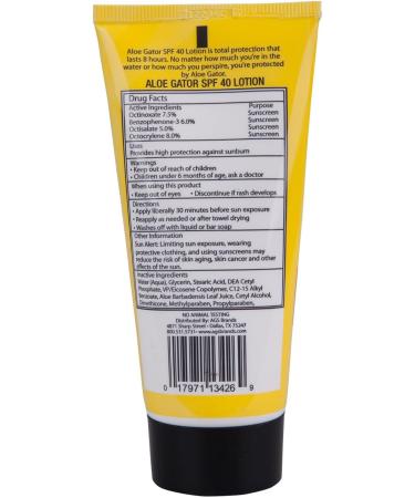 Aloe Gator SPF 40 Lotion - Buy Online on GoSupps.com