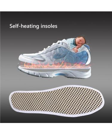 Self-Heating Insoles for Winter | Skin-Friendly Light Shoe Inserts for Men | Ideal for Hiking Skiing & Camping | Size 42m 40m - Get Warm Feet Anywhere! - Buy Online on GoSupps.com