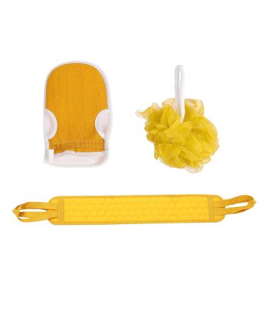 Beaupretty Loofah Glove Bath Towel Back Scrubber Bath Body exfoliator Lotion applicator mesh Bath Shower exfoliating Washing Sand Off mitt Bath Ball take a Bath Set Cleaning Gloves