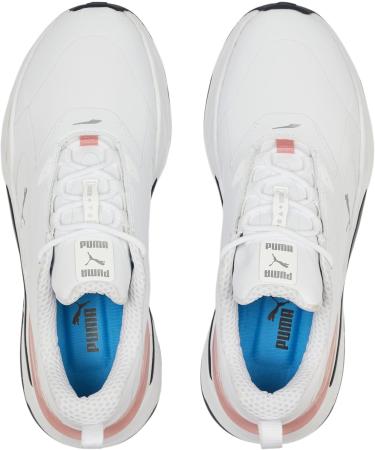 PUMA Women's GS-Fast Golf Shoe 38.5 EU - White Navy Blazer Flamingo Pink - International Shipping Available - Buy Online on GoSupps.com