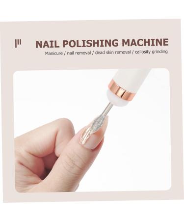 Healeved 2 Sets Nail Polisher Wireless Nail Drill Portable Nail Drill Nail Grinder Drill for Nails Professional Brushless Nail Kits Nail Shaper Electric Plastic White Nail File - Buy Online on GoSupps.com