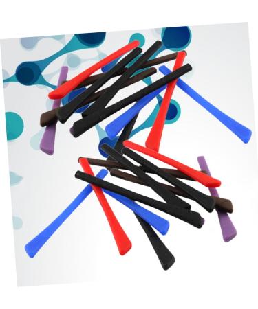 NOLITOY 30 Pairs Eyewear Leg Covers - Anti-Slip Silicone Sleeves for Spectacles & Glasses | Durable Eyeglass Accessories - Buy Online on GoSupps.com